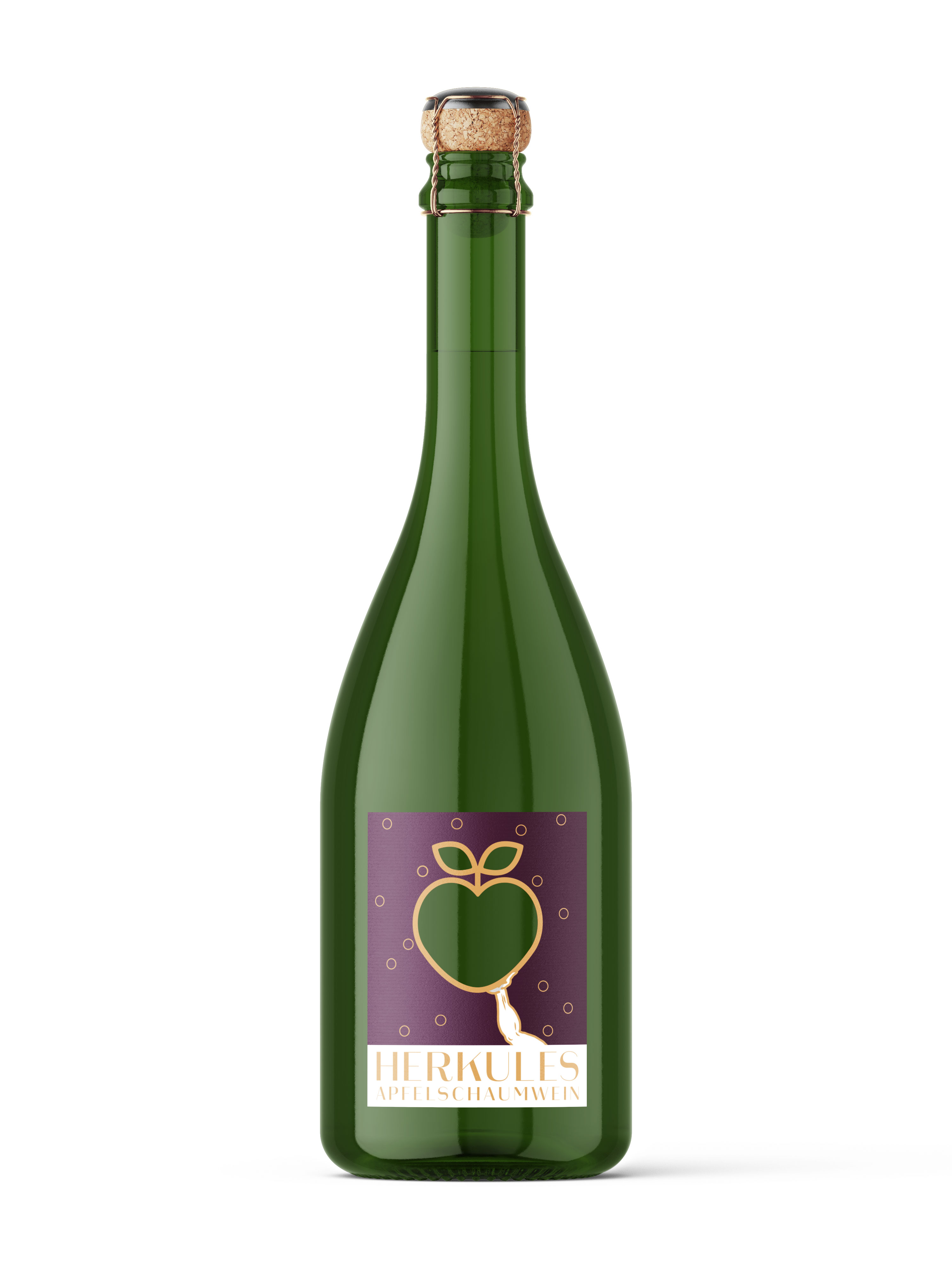Herkules Bio-Apfelschaumwein 0,75 l